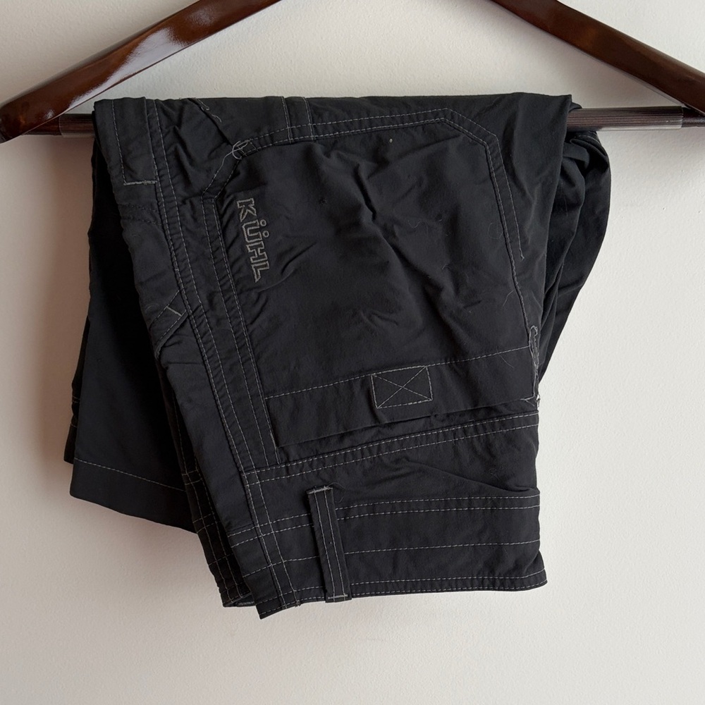 KÜHL Black Outdoor Cargo Shorts